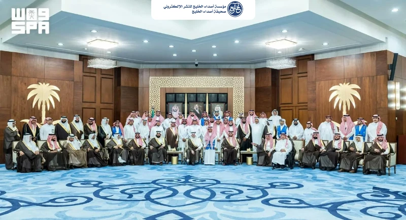 أمير المنطقة الشرقية يستقبل منسوبي جمعية سند للمسؤولية الاجتماعية.