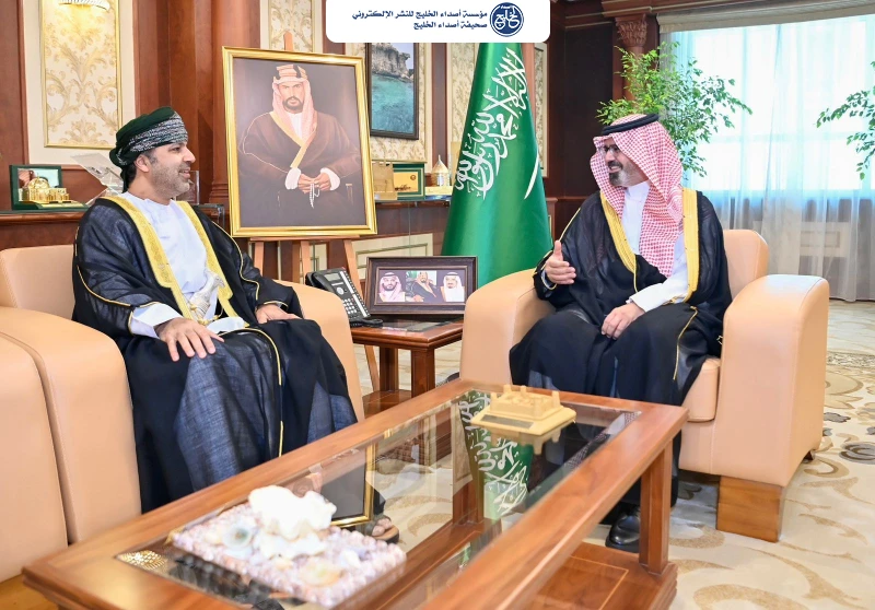نائب أمير منطقة جازان يستقبل القنصل العام لسلطنة عُمان بجدة