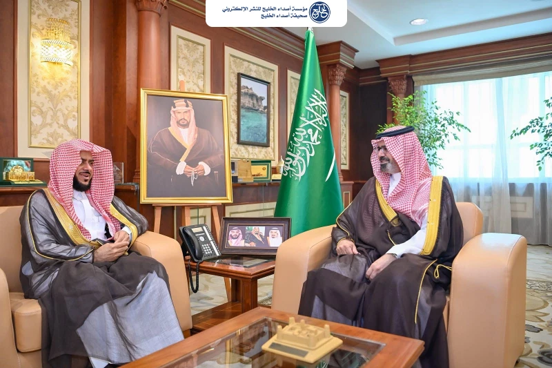 نائب أمير منطقة جازان يستقبل عضو المحكمة العليا رئيس محكمة الاستئناف بجازان سابقًا