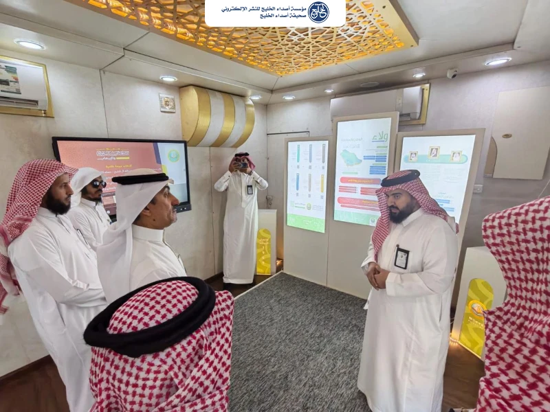 فرع الرئاسة العامة لهيئة الأمر بالمعروف والنهي عن المنكر بمنطقة عسير  يفعل المعرض الرقمي المتنقل