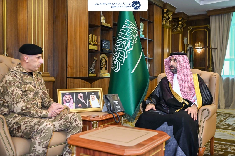 أمير منطقة جازان يستقبل المدير العام للمجاهدين