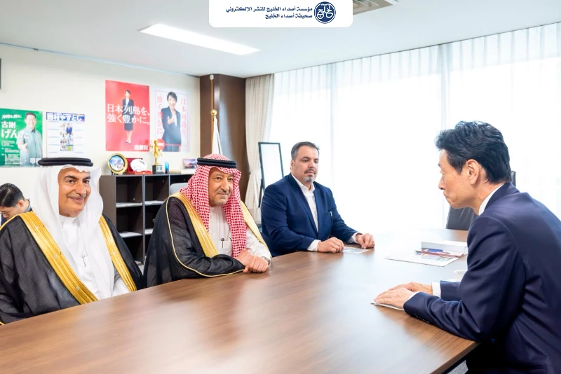 نائب وزير الخارجية يلتقي رئيس رابطة البرلمانية السعودية اليابانية