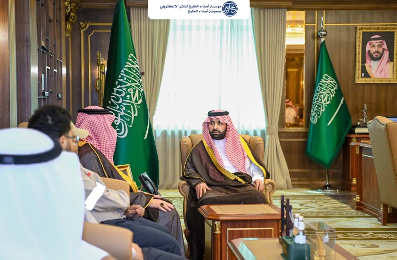 أمير جازان يستقبل مدير المركز الوطني للرقابة على الالتزام البيئي بالمنطقة
