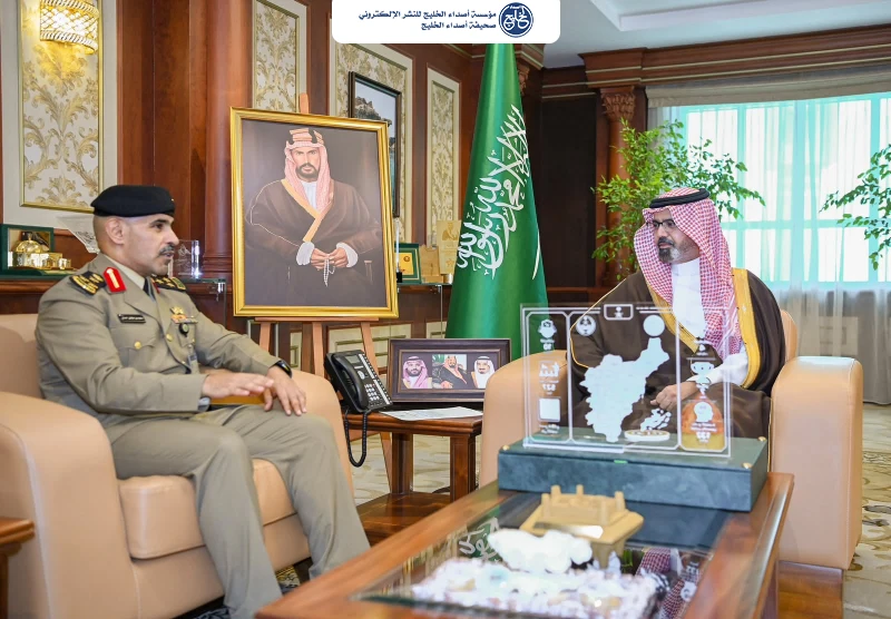 نائب أمير جازان يستقبل قائد قوة أمن المنشآت بالمنطقة