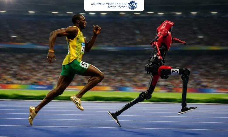 روبوت شبيه بالبشر يتفوق على أسرع عداء في العالم