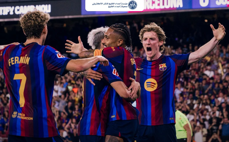 برشلونة يهزم أتلتيك بيلباو بثنائية ويتصدر الدوري الإسباني