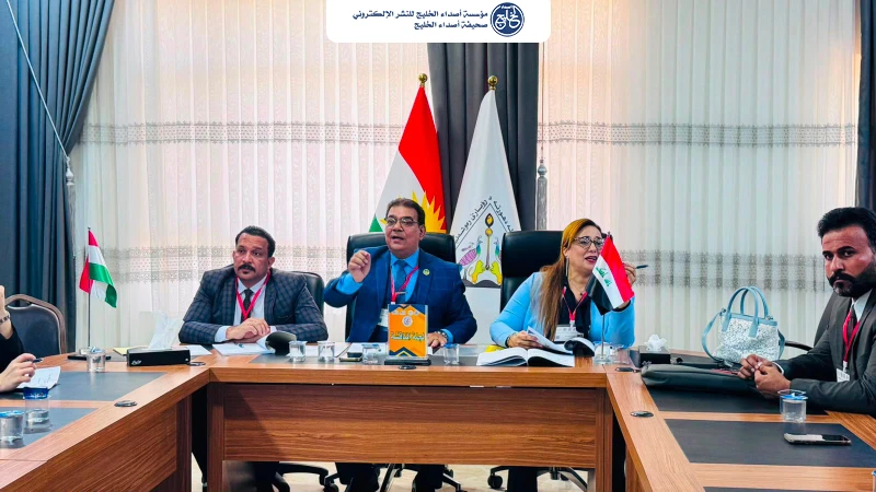 الخيكاني يمثل الجمعية العربية لعلم النفس الرياضي بمؤتمر دهوك الدولي