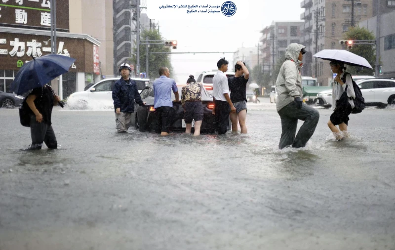 إصابة 41 شخصًا في اليابان بسبب أمطار غزيرة