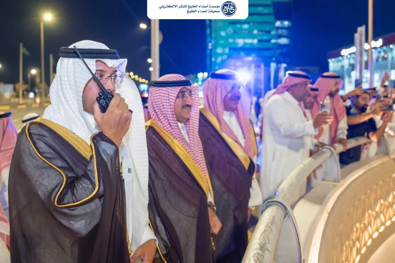 سمو محافظ الأحساء يدشّن مشروع تقاطع طريق الملك عبدالله مع طريق الرياض