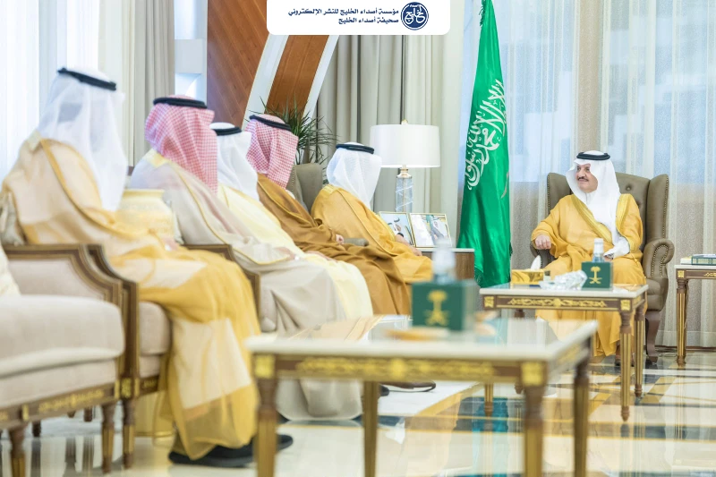 سمو أمير المنطقة الشرقية يستقبل رئيس وأعضاء مجلس إدارة جمعية "دارك" للإسكان التنموي
